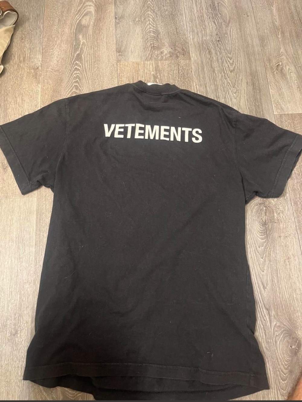 Vetements staff t shirt